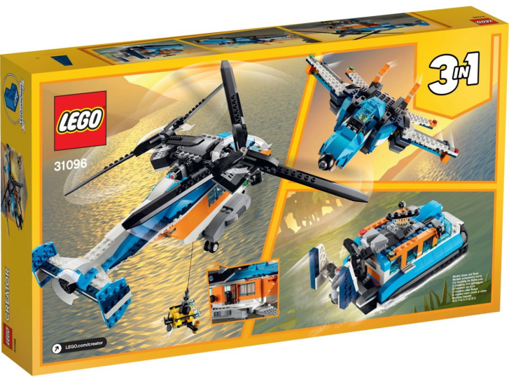 31096 LEGO CREATOR – Helikoptéra s dvěma rotory