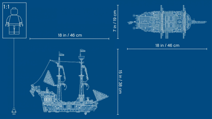 31109 Lego Creator – Pirátská loď