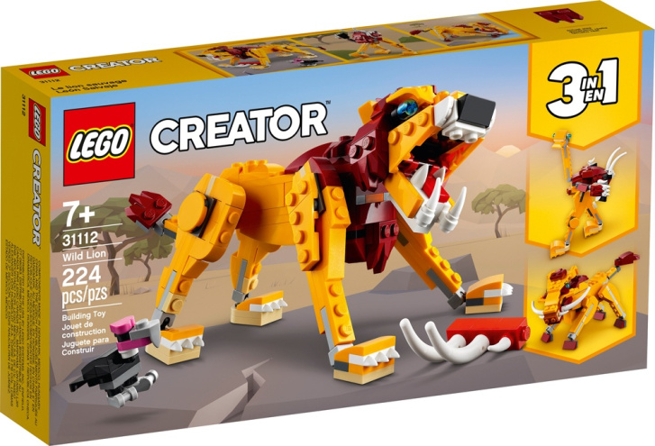 31112 Lego Creator - Divoký lev 3v1