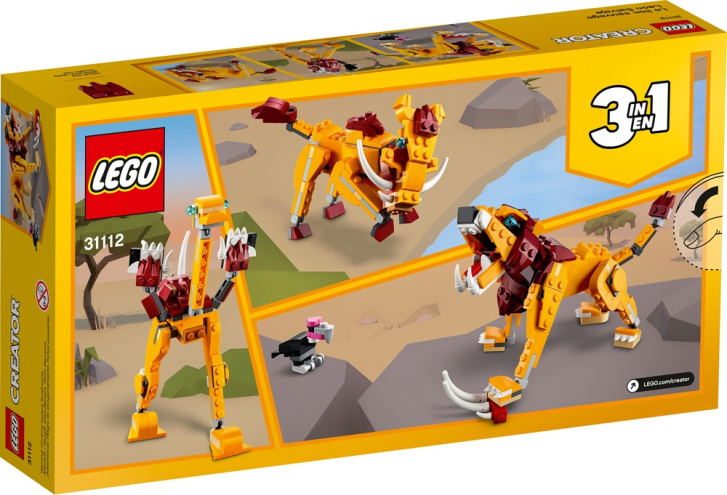31112 Lego Creator - Divoký lev 3v1