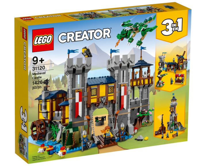 31120 LEGO CREATOR – Středověký hrad 3 v 1