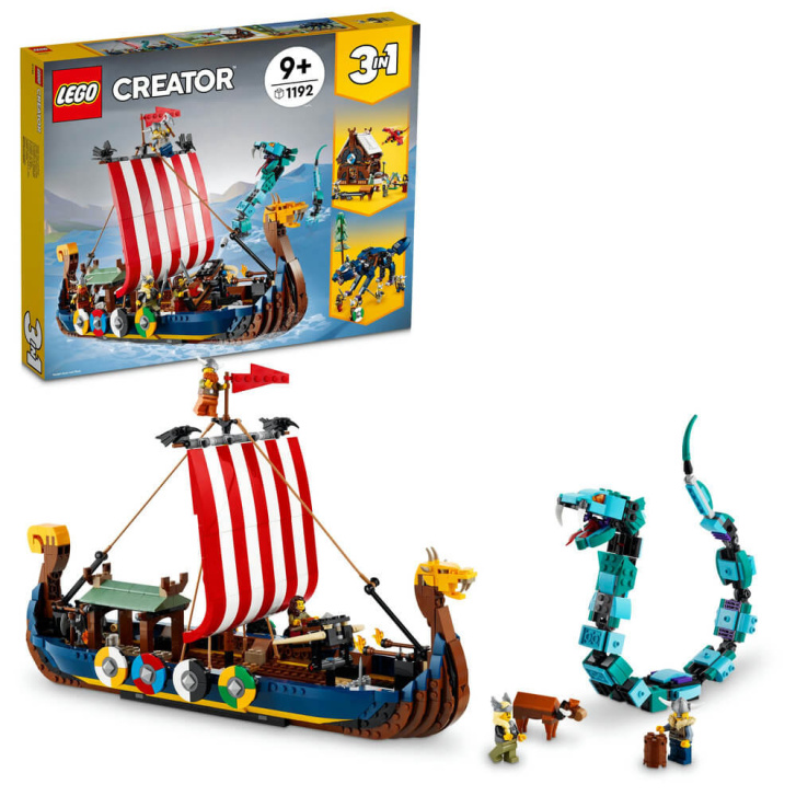 31132 Lego Creator- Vikinská Loď A Mořský Had