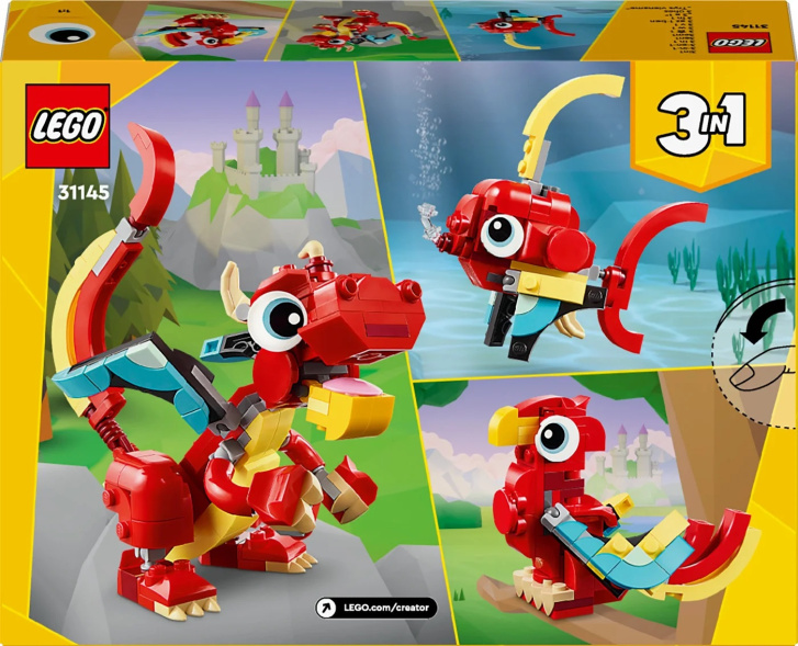 31145 Lego Creator – Červený drak