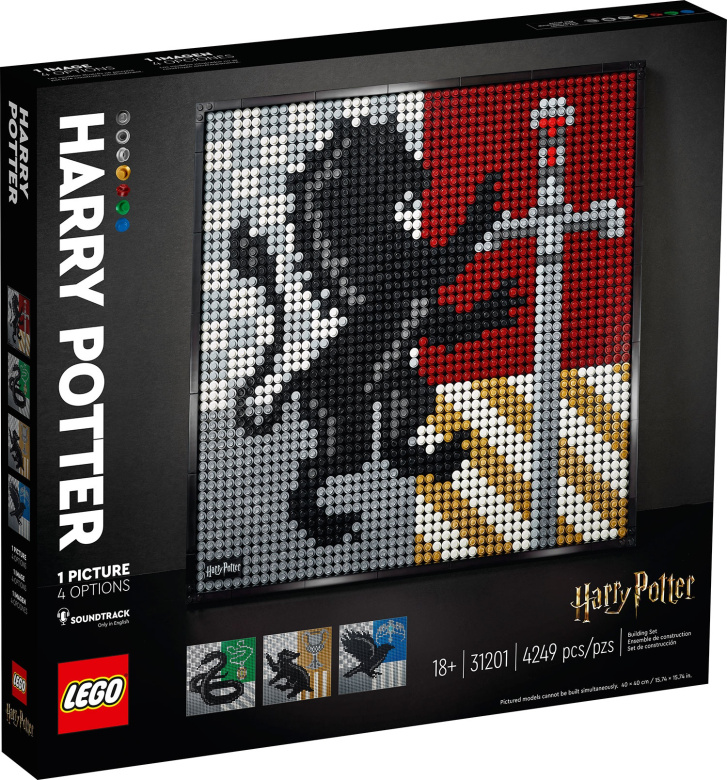 31201 LEGO ART - HARRY POTTER Erby bradavických kolejí