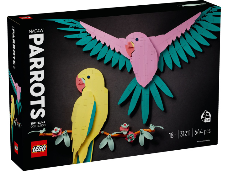 31211 Lego Art – Kolekce zvířat – Papoušek Ara