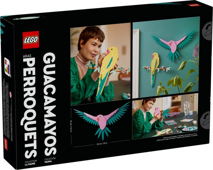 31211 Lego Art – Kolekce zvířat – Papoušek Ara