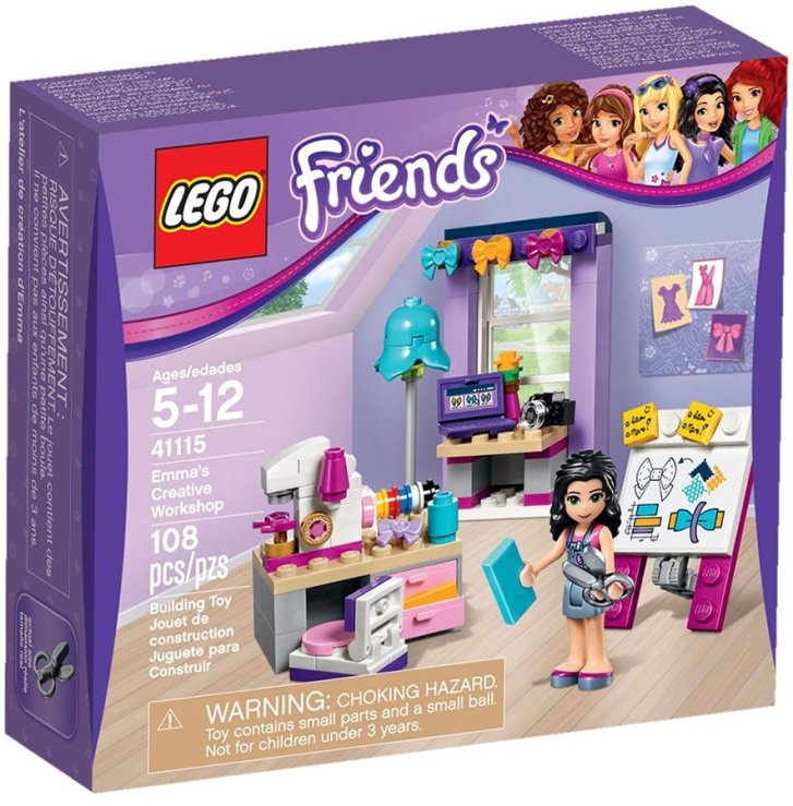 41115 Lego Friends - Emma a její tvořivá dílna