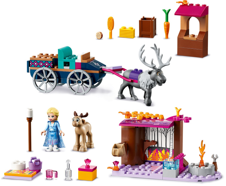 41166 Lego Disney Frozen II - Elsa a dobrodružství s povozem
