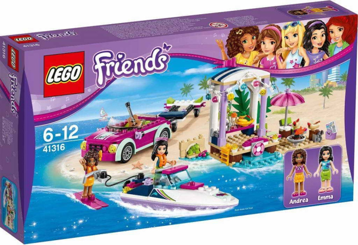 41316 LEGO FRIENDS - Vozidlo s přívěsem pro člun