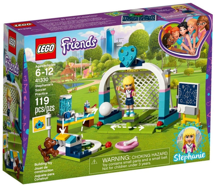 41330 LEGO FRIENDS - Stephanie a její fotbalový trénink