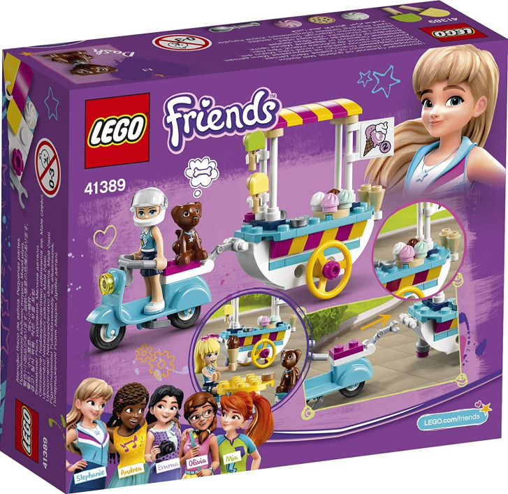 41389 LEGO FRIENDS - Pojízdný zmrzlinový stánek