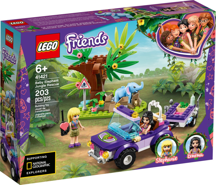 41421 LEGO FRIENDS – Záchrana slůněte v džungli