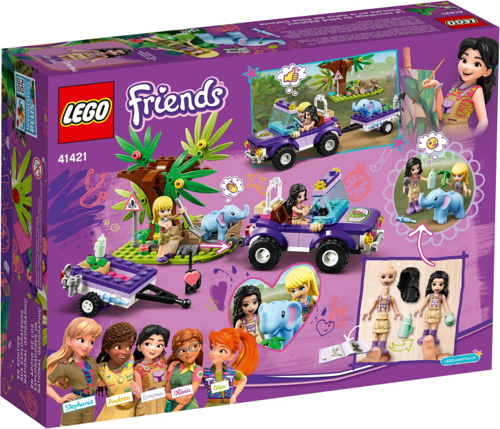 41421 LEGO FRIENDS – Záchrana slůněte v džungli