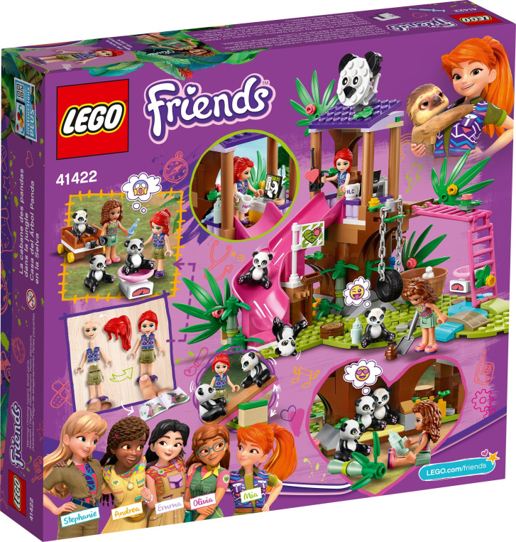 41422 LEGO FRIENDS – Pandí domek v džungli