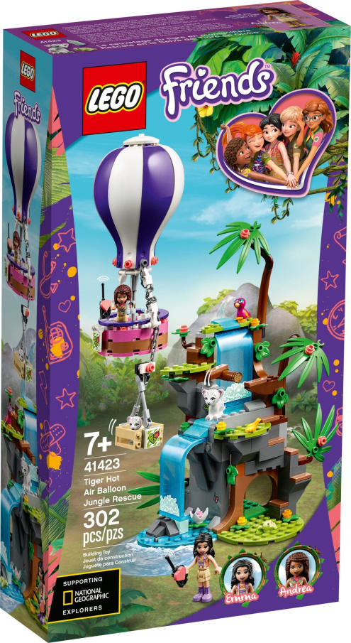 41423 LEGO FRIENDS – Záchrana tygra v džungli