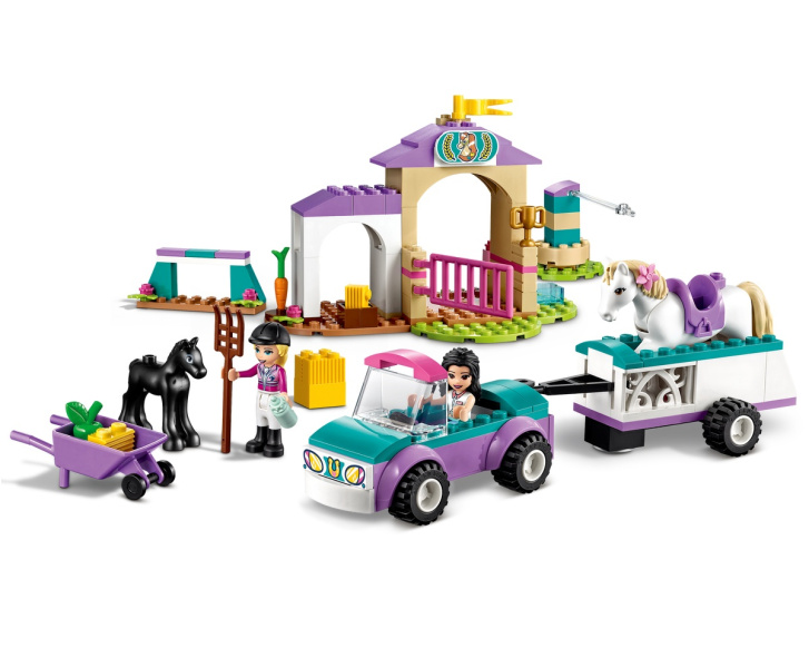 41441 LEGO FRIENDS – Výcvik koníků a auto s přívěsem