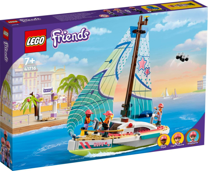 41716 Lego Friends – Stephanie a dobrodružství na plachetnici