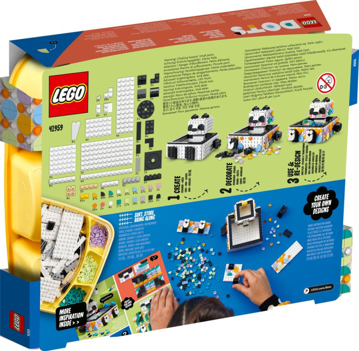 41959 Lego Dots- Roztomilá Panda přihrádka