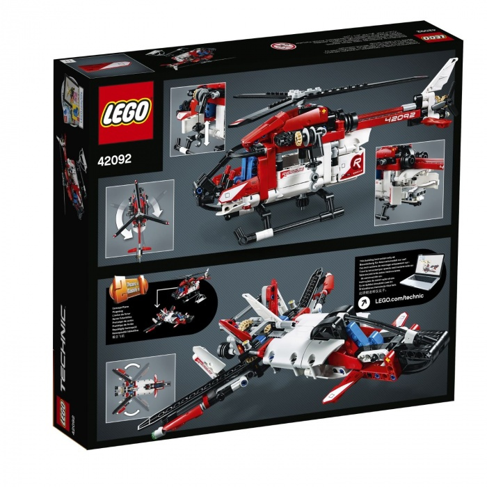 42092 LEGO TECHNIC - Záchranářská helikoptéra