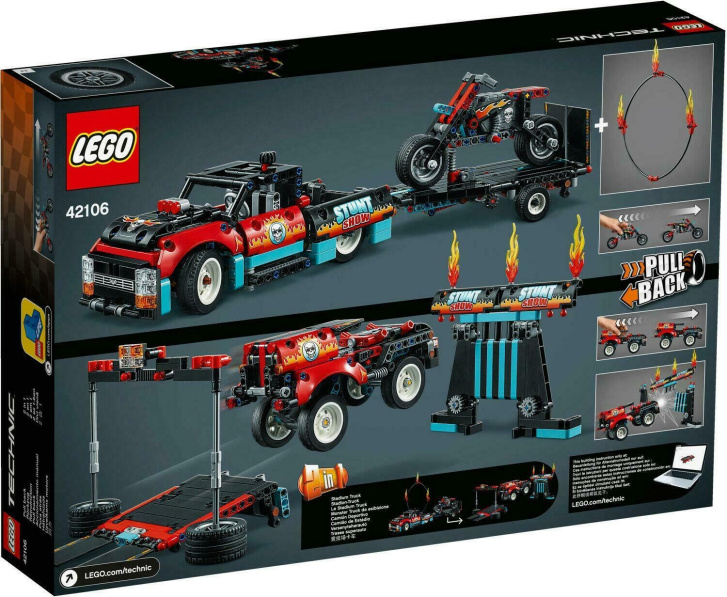 42106 LEGO TECHNIC - Kaskadérská vozidla