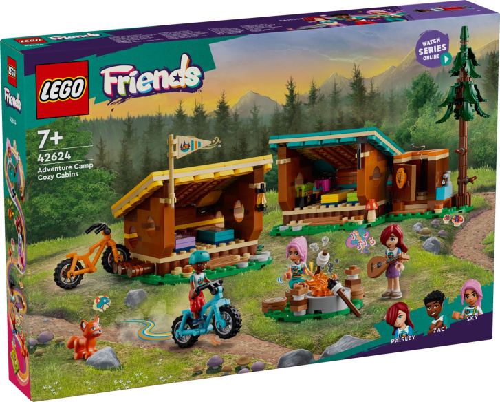 42624 Lego Friends – Útulné chatky na dobrodružném táboře