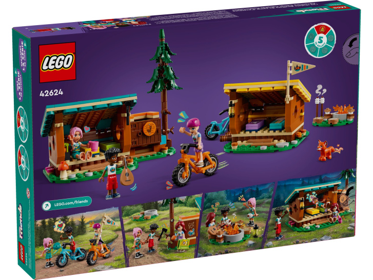 42624 Lego Friends – Útulné chatky na dobrodružném táboře