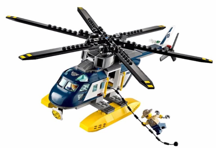 60067 LEGO CITY - Prenásledovaní helikoptérou