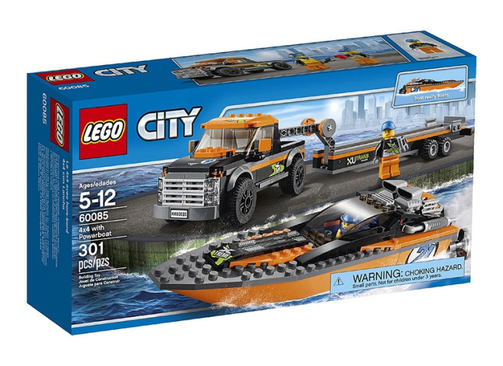 60085 LEGO CITY - Motorový člun