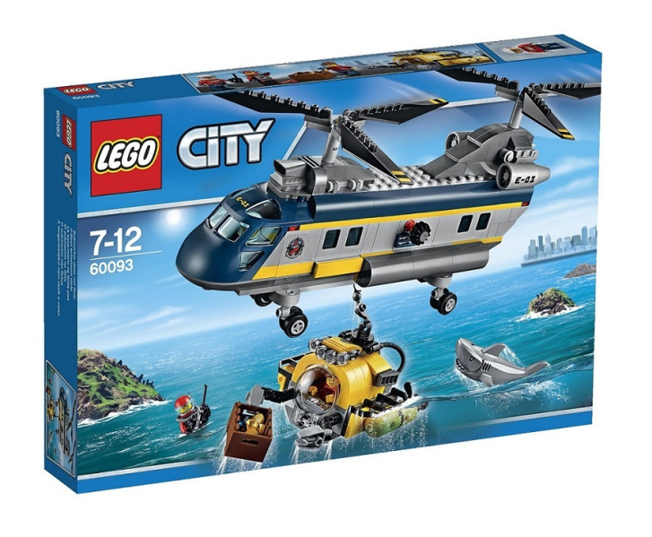 60093 LEGO CITY - Vrtulník pro hlubinný mořský výzkum