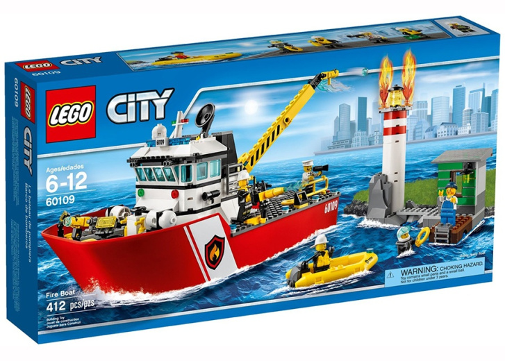 60109 LEGO CITY - Hasičský člun