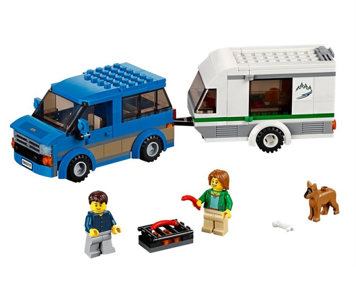 60117 LEGO CITY - Dodávka a karavan