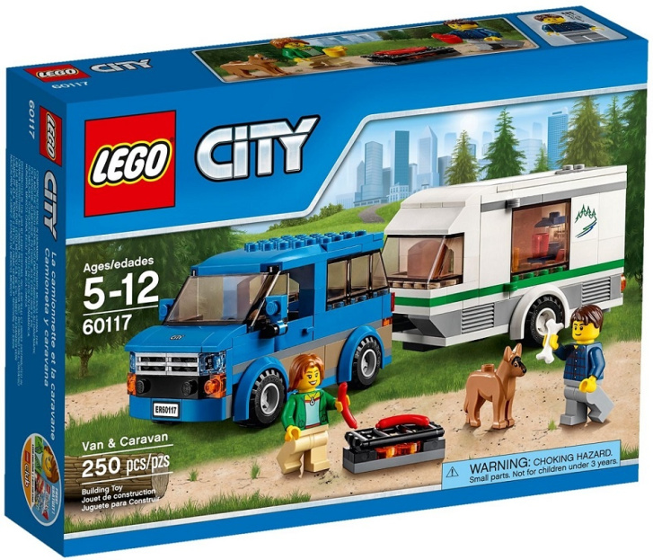 60117 LEGO CITY - Dodávka a karavan