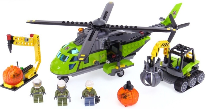 60123 LEGO CITY – Sopečná zásobovací helikoptéra