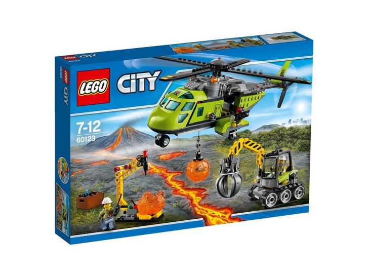 60123 LEGO CITY – Sopečná zásobovací helikoptéra