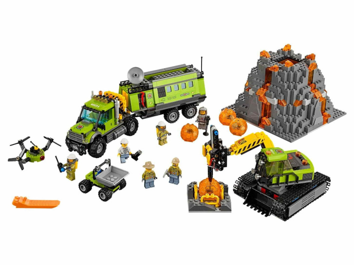 60124 LEGO CITY – Sopečná základna průzkumníků