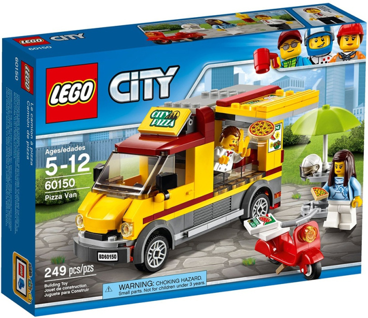 60150 LEGO CITY - Dodávka s pizzou
