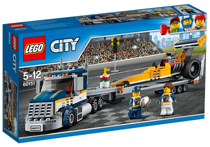 60151 LEGO CITY - Transportér Dragsteru