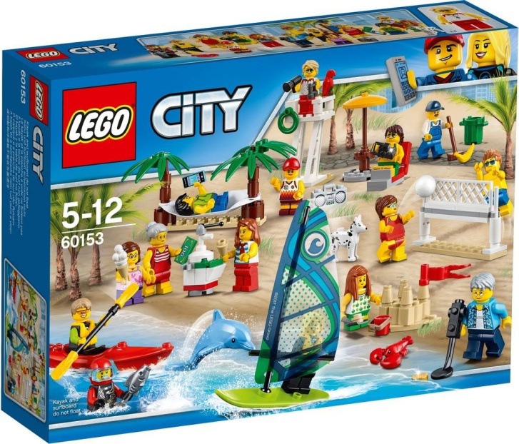 60153 LEGO CITY - Zábava na pláži (sada postaviček)