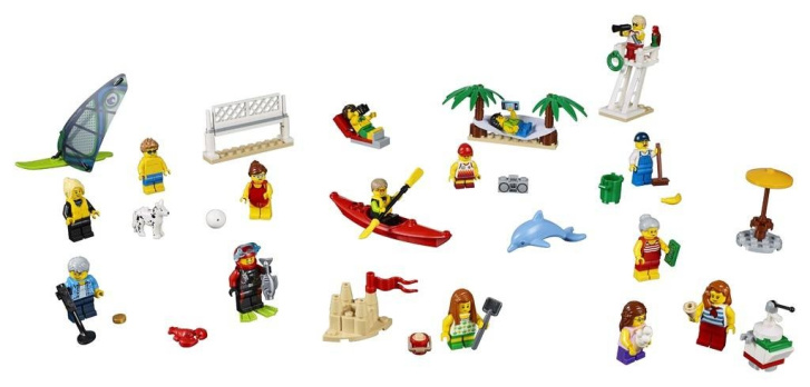 60153 LEGO CITY - Zábava na pláži (sada postaviček)