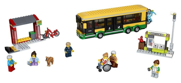 60154 LEGO CITY - Zastávka autobusu