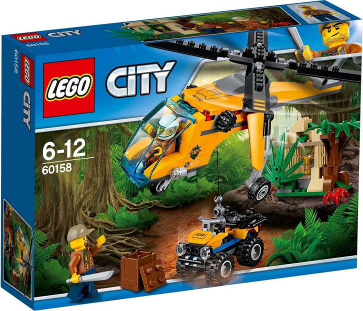 60158 LEGO CITY - Nákladní helikoptéra do džungle