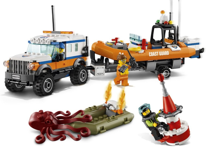 60165 LEGO CITY - Vozidlo zásahové jednotky 4x4
