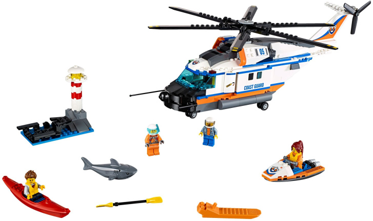 60166 LEGO CITY - Výkonná záchranářská helikoptéra