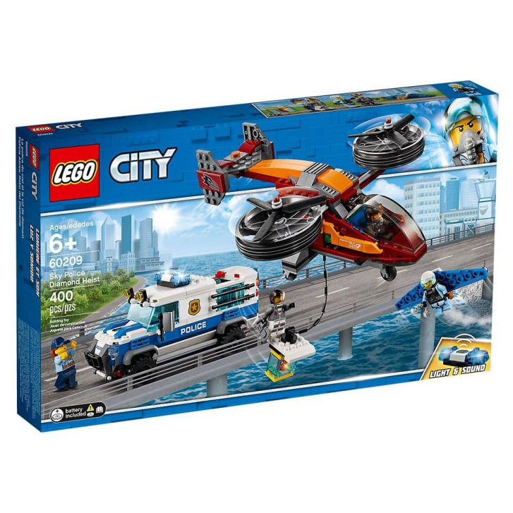 60209 LEGO CITY - Letecká policie a krádež diamantu