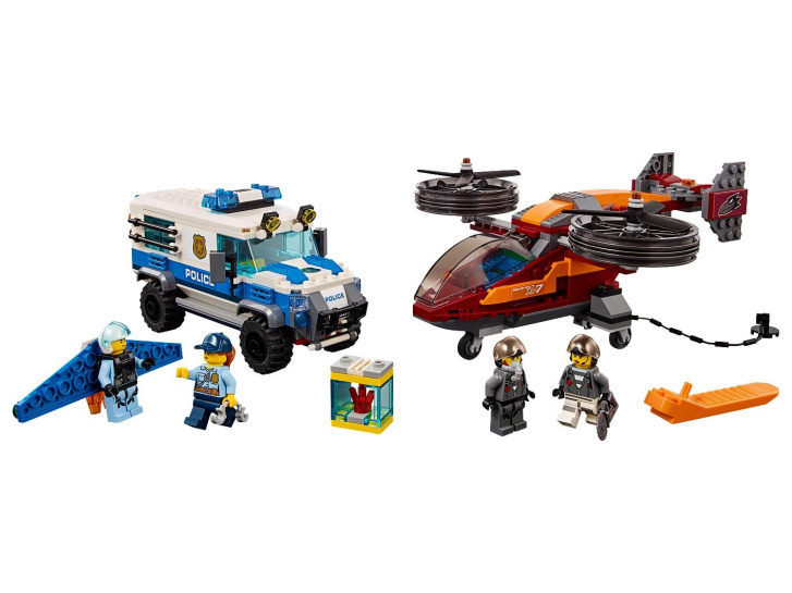 60209 LEGO CITY - Letecká policie a krádež diamantu