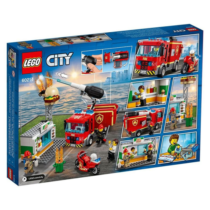 60214 LEGO CITY - Zásah hasičů v burgrárni