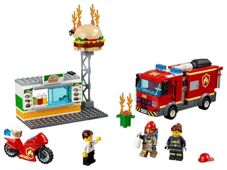 60214 LEGO CITY - Zásah hasičů v burgrárni