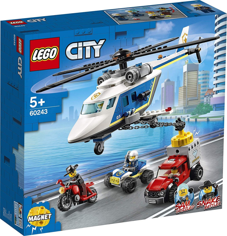 60243 Lego City- Pronásledování s policejní helikoptérou
