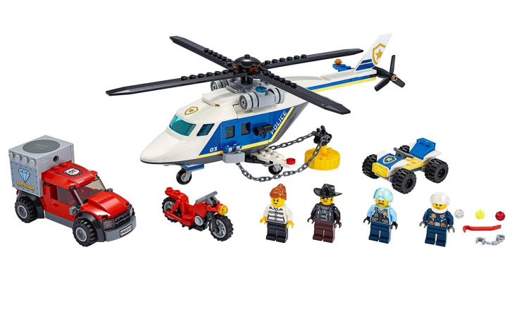 60243 Lego City- Pronásledování s policejní helikoptérou