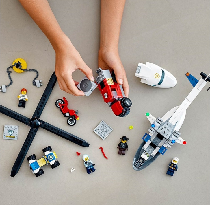 60243 Lego City- Pronásledování s policejní helikoptérou